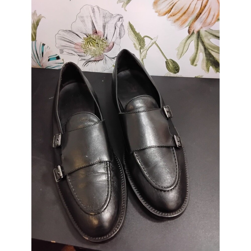 Bruno Magli Men's Black Leather  Loafer Dress Shoes Size 8.5